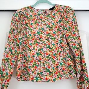 H&M Tropical Print Top